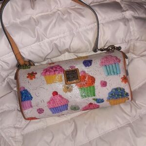 Vintage Dooney & Bourke Cupcake Barrel Handbag